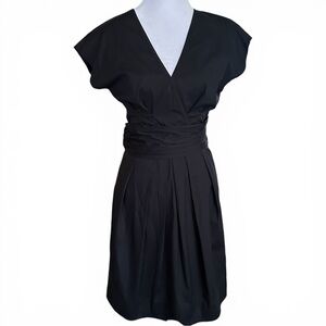 EUC Vtg 2000’s Prada Midi V-Neck Dress Italian Size 40 (US 2-4)